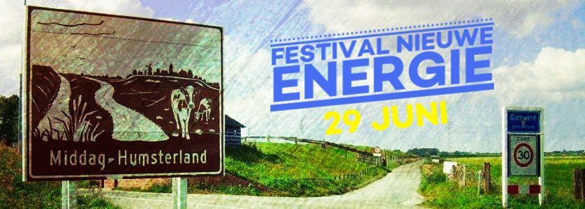 Vooraankondiging Festival Nieuwe Energie 29 juni 2019