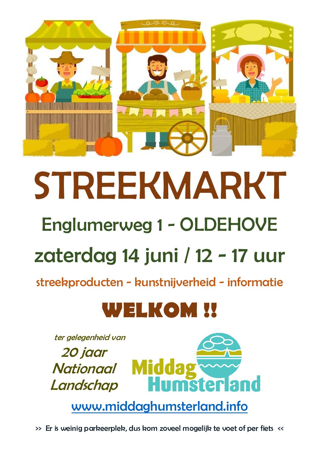 Streekmarkt op 14 juni